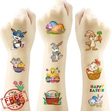 88Pcs Easter Temporary Tattoos for Kids Easter Basket Stuffers