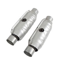2pcs 99306hm 2.5 Inlet Outlet Catalytic Converter For Ford F150 4.65.4l V8