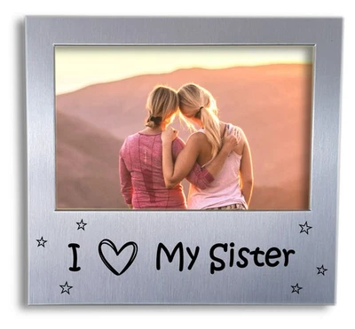 Photo Frame Big Sister Little Brother Sibling Friends Son Daughter Christmas - image 1 of 2