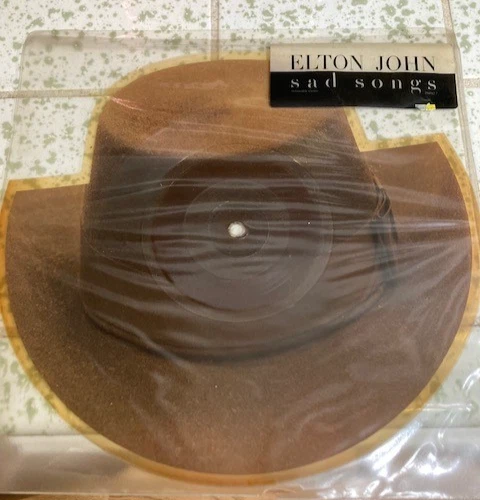 ELTON JOHN SAD SONGS 7" Vinyl Picture Disc UK  (1 2") PHPIC 7