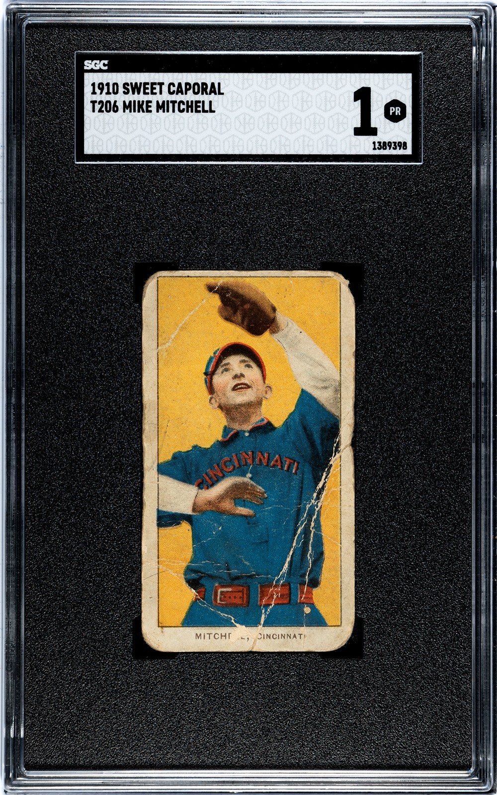 1910 T206 Mike Mitchell Sweet Caporal 350/25 SGC1