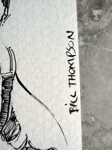 Iron Man 2 Sketch Card by Bill Thompson — Upper Deck 2010 Original Art - Picture 4 of 6