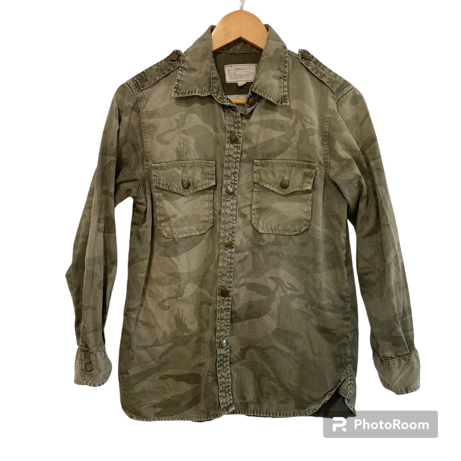 Current Elliot Army Camo Perfect Shirt Size S Sold Out