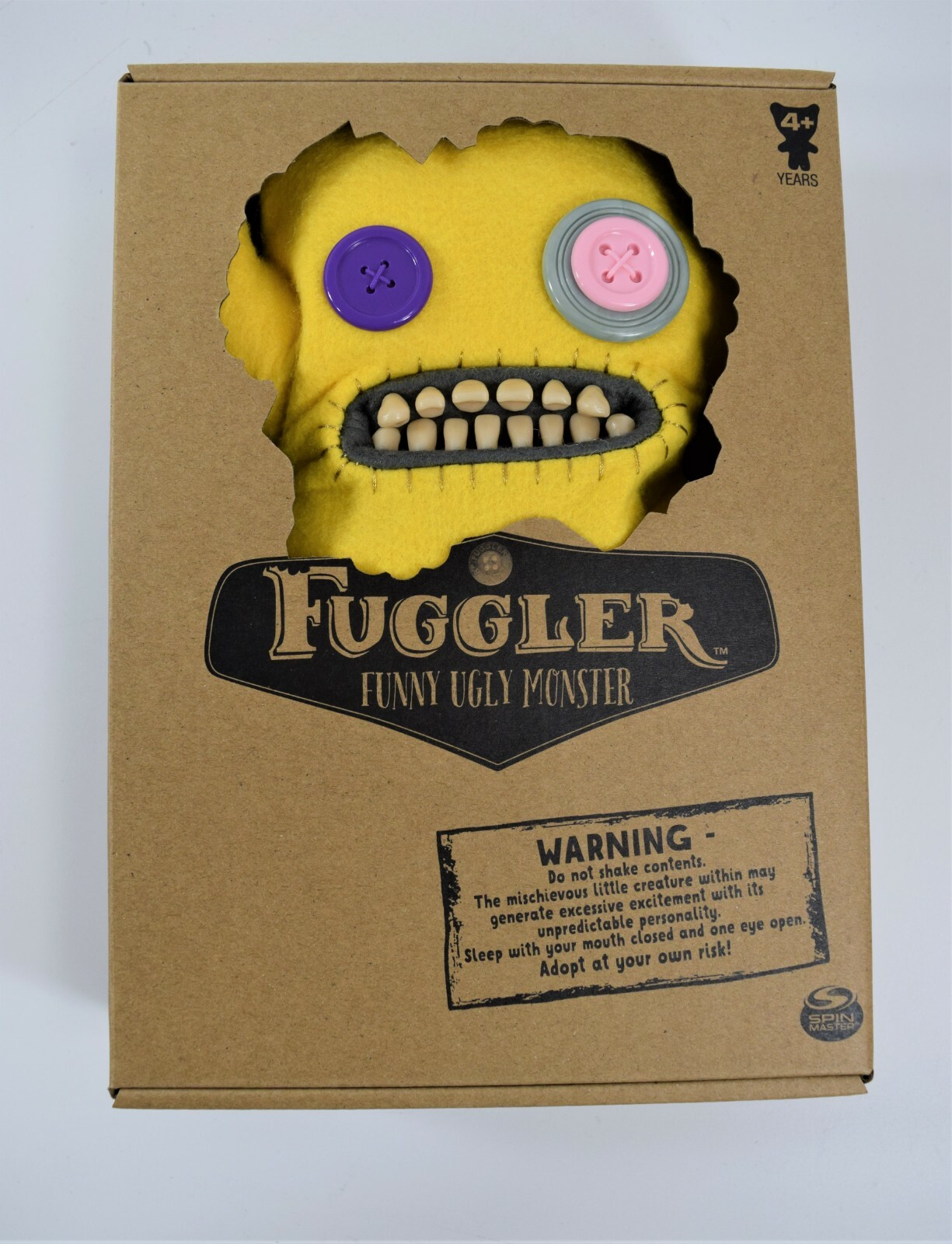 Fuggler Funny Ugly Monster Grumpy Grumps Yellow Soft Toy BRAND NEW ...