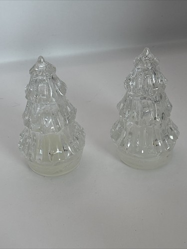 Shaker sale e pepe per albero di Natale in cristallo con tappi - Foto 2 di 6