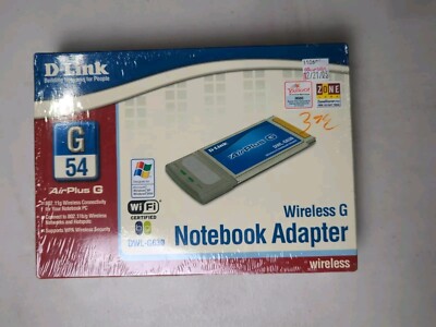 D-Link DWL-G630 Cardbus 802.11b/g WiFi Card Brand New Sealed.
