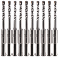 10pcs - 5.5mm x 110mm Long SDS Plus Masonry Drill Bit TCT For Brick Stone Etc
