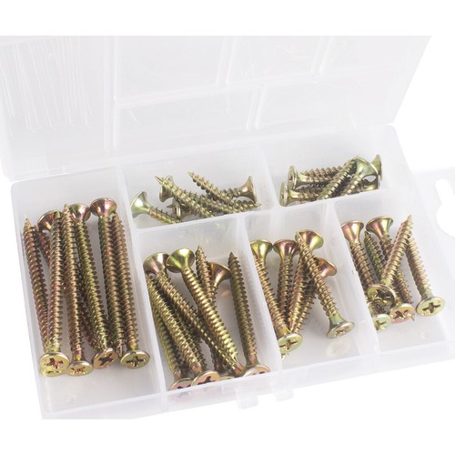 40 x Assorted Chipboard Wood Screws eBay