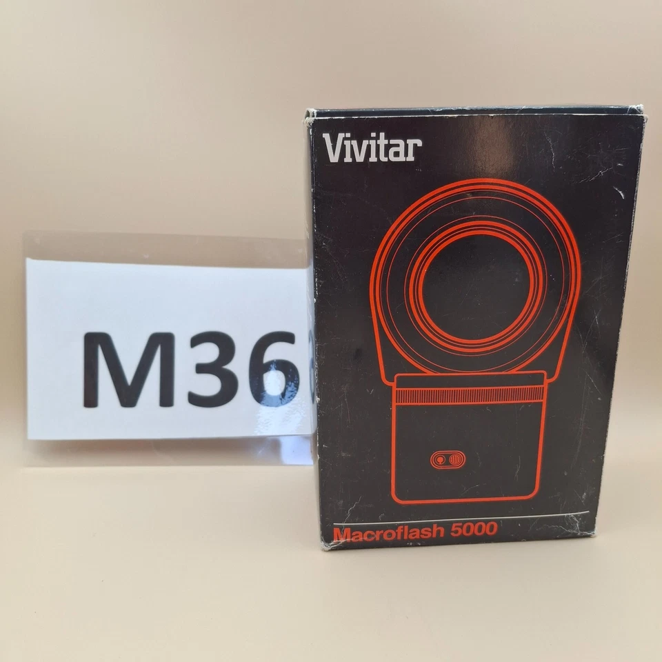 Vivitar Macroflash 5000 Ring Light/Macro Flash w/BOX + Accessories. *VGC* refB - Image 2 of 4