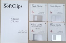SoftClips Volume 1 Classic Clip-Art 1990 SoftWood for Commodore Amiga