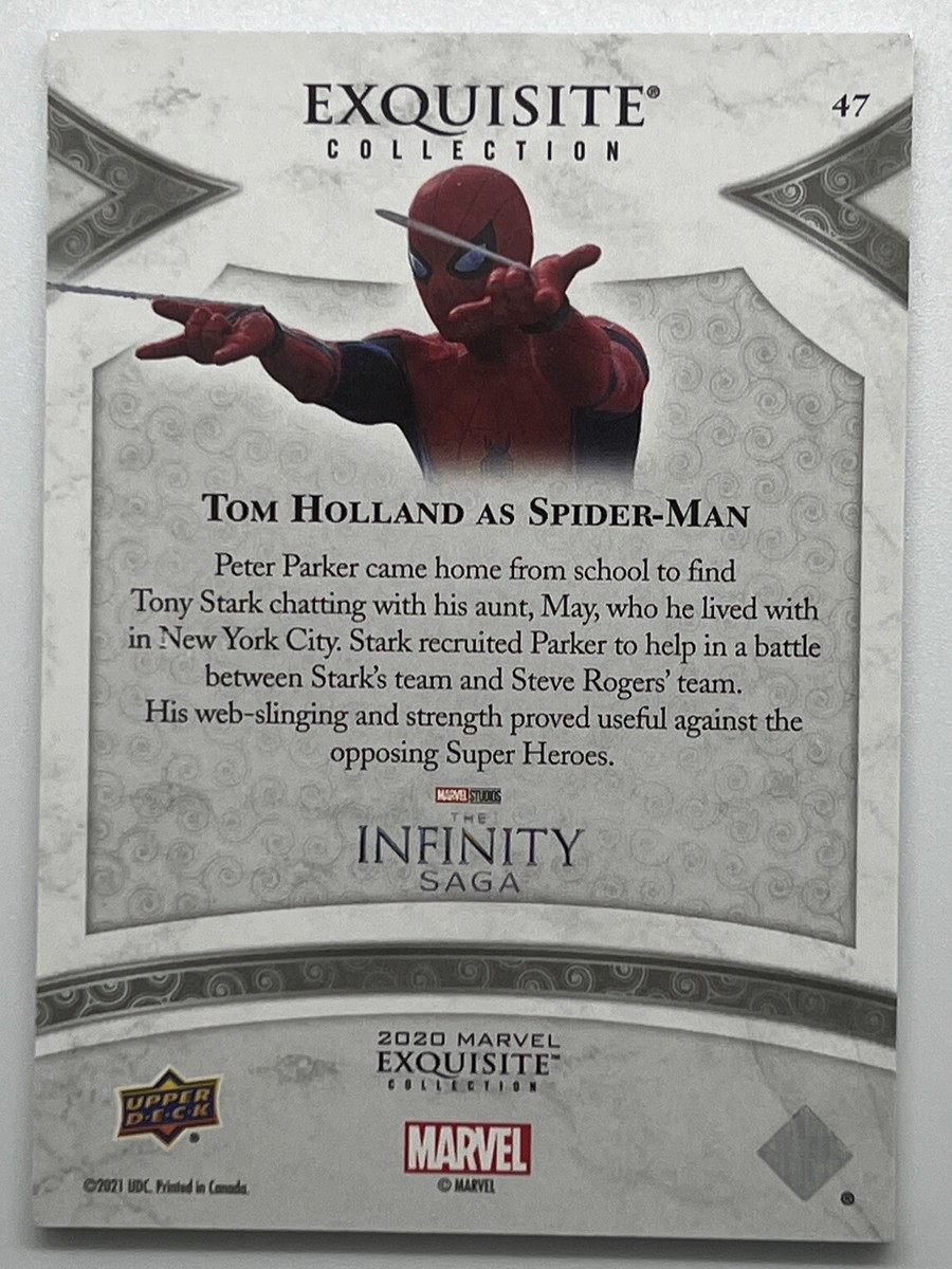 2021 Upper Deck Black Diamond Exquisite TOM HOLLAND as