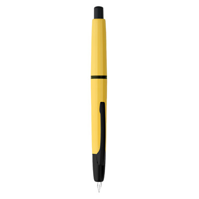 MAJOHN A2 Press Fountain Pen Retractable EF Nib Resin Writing Office Ink Pen UU7