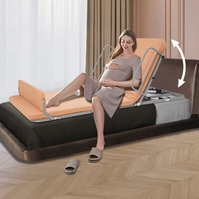 Electric Lifting Bed Backrest with Mattress Adjustable Back Rest Support Powered