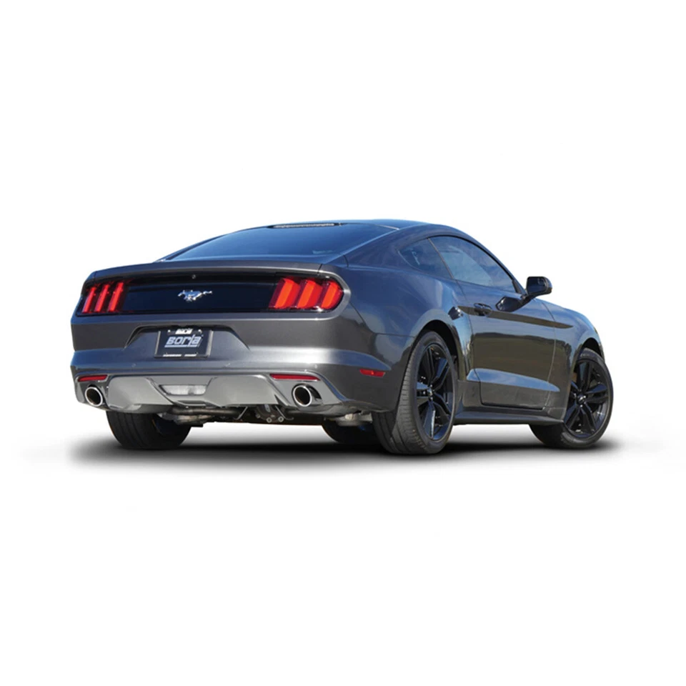 Escape trasero de acero inoxidable tipo S Borla 140587 para Ford Mustang 2015-2017 3,7 V6 Foto 3 de 4