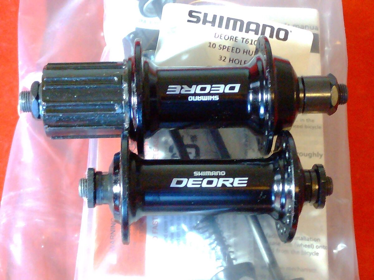 NEW SHIMANO DEORE T610 HUBS, FH-T610 & HB-T610, 10 SPEED, 32 HOLE | eBay NEW SHIMANO DEORE T610 HUBS, FH-T610 & HB-T610, 10 SPEED, 32 HOLE | eBay