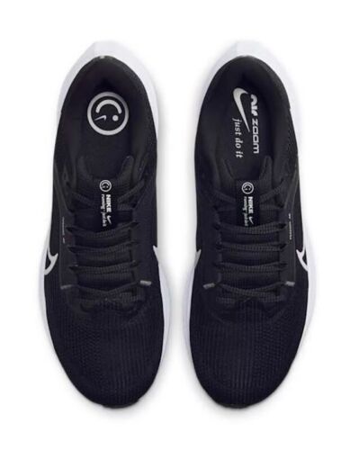 Nike Air Zoom Pegasus 40 Black/White Mens Size US 12 Gym Running Shoes New ✅ - Picture 4 of 6