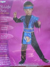 Children's Halloween Costume Midnight Ninja Size 3T-4T