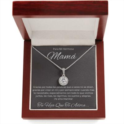 Para mi Mama - Mothers Day - Collar Regalos Dia de la Madre - de Hija para Madre