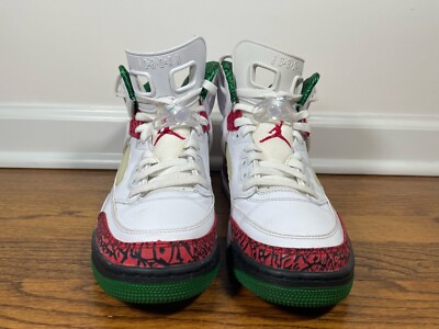 2014 Nike Air Jordan Spizike OG White Red 315371-125 Sz 9.5 2014 Nike Air Jordan Spizike OG White Red 315371-125 Sz 9.5
