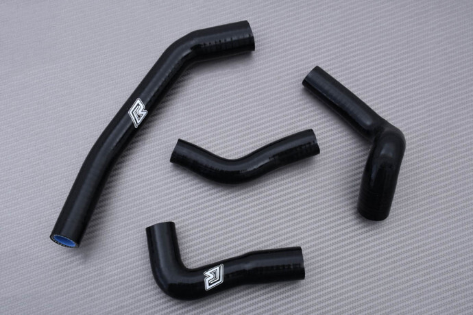 Kit durites radiateur eau silicone noir haute densité pour KTM Duke 390