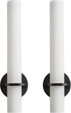 Black Sconces Wall Lighting Dimmable Modern Wall Sconces Set Of Two 18w 3000k Le