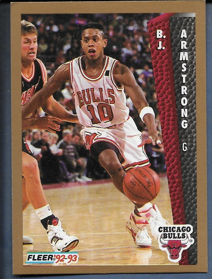 1992-93 Fleer Chicago Bulls Basketball Card #28 B.J.