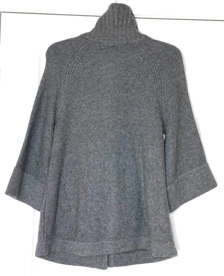 MARC JACOBS Gris Grueso Tejido Cachemira Suéter Cárdigan Topper Chaqueta S = 4/6 🤍 Foto 3 de 4