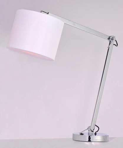 Hotel Style 19"H 1-Light LED Table Lamp Polished Chrome Finish - Picture 3 of 4