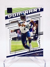 2021 Panini Clearly Donruss DK METCALF #CD-DK DOMINANT Insert Seattle Seahawks