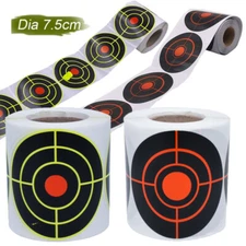 100/500Pcs 3" Shooting Self Adhesive Targets Splatter Reactive Target Stickers