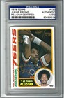 1978 Topps JULIUS ERVNG DR J Autograph Card PSA DNA Certified Authentic Auto