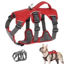 No Pull Dog Harness Vest with Reflective Strips and Control Handle Adjustable