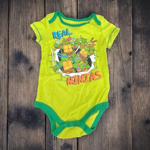 NEW! Newborn Tmnt Teenage Mutant Ninja Turtles OnePiece Baby Size 03