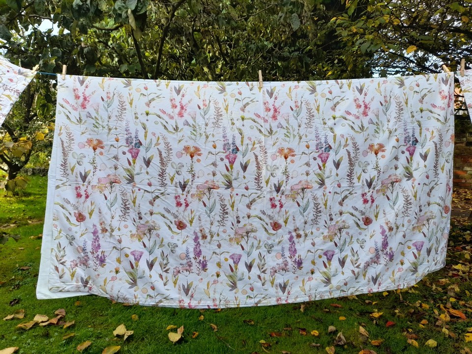 M&S Double Duvet Cover And Two Oxford Pillow Cases Set. 100 Cotton. eBay