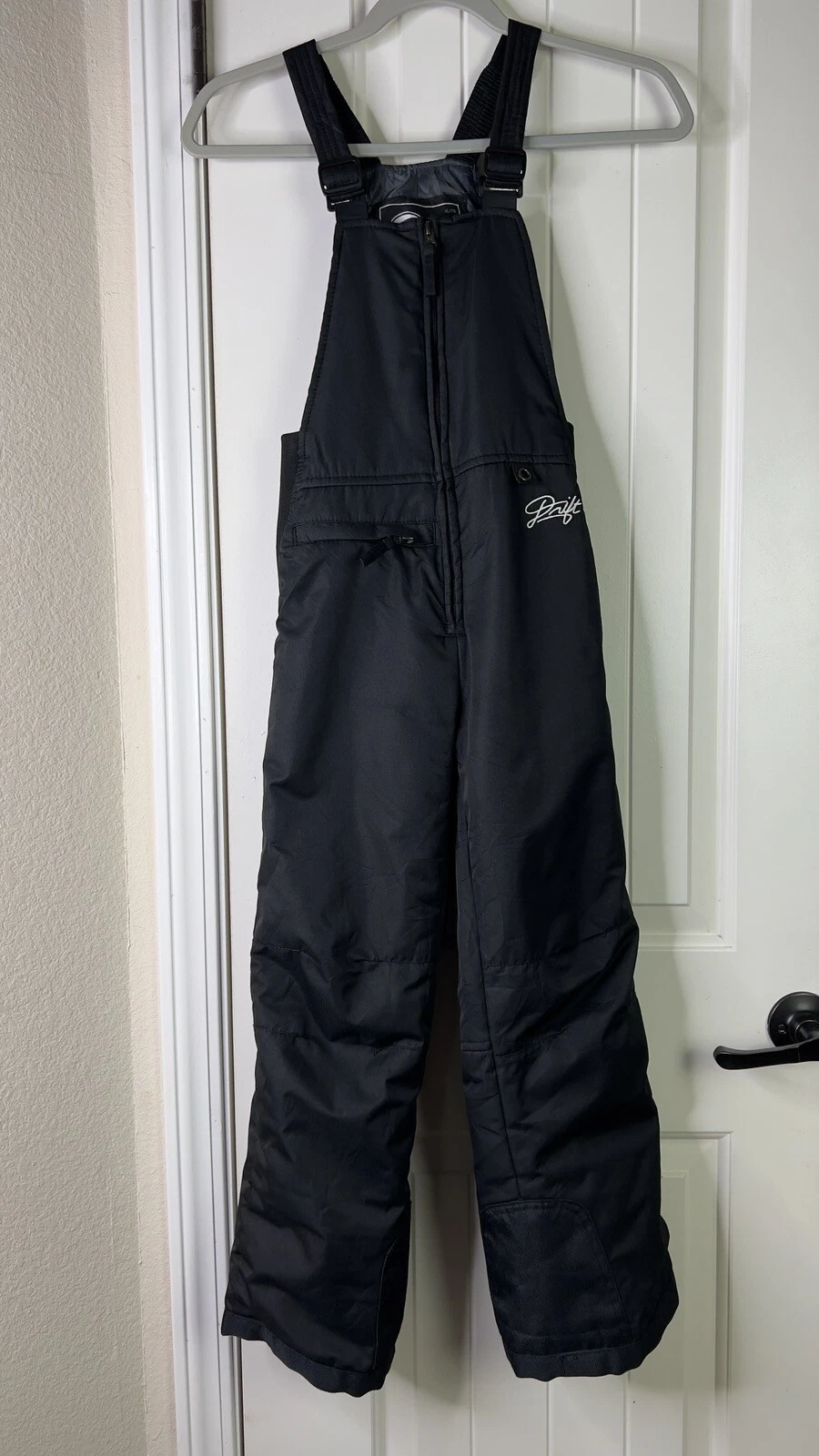 Drift Snow/Ski-Pants Black Bib overall Youth Sz S Unisex Adjustable 3K Outdoors