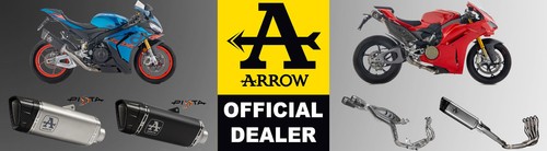 TERMINALE DI SCARICO ARROW ALLUMINIO DARK YAMAHA WR 125 R / X 09 - 16 OMOLOGATO - Foto 2 di 2