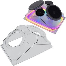NARPES 6.5" inch Speaker Tweeter Box for Polaris RZRm, Can Am X3, transparent