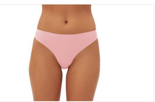 GapBody Women Everyday Essentials Laser Bonded Thong Underwear Pink Size S 00496