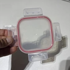 Replacement Snapware 4”x 4” Lid Food Storage Container Air Tight Red