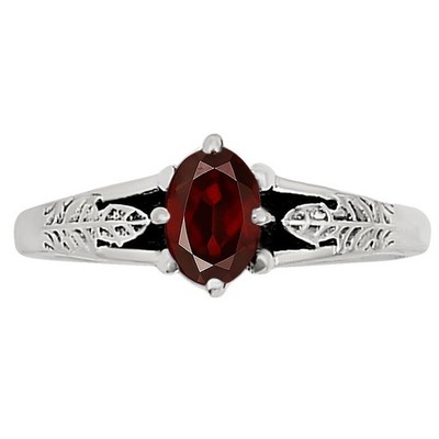 Hessonit Granat - Madagaskar 925 Sterling Silber Ring Gr.6 Schmuck R-1172