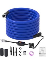 ??KORVOS 50ft Heated Water Hose for RV -45? Antifreeze Heated Drinking WaterHose