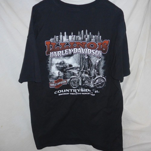 Harley Davidson Shirt Countryside Illinois Mobster Chicago Sz XXL - Picture 3 of 3