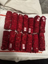 14 pk Dragons Blood Sage Smudge 4 inch Stick for Smudging, Cleansing