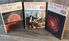 LIFE Lot Of 3 - The World We Live In Vol. 1,2,3 (1962, HC) VINTAGE