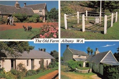 WESTAUSTRALIEN POSTKARTE ALBANY W.A KONTINENTALE GRÖSSE GD PLUS SEHR GUT