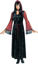 Gothic Maiden Vampire Girl Wicked Scary Fancy Dress Up Halloween Adult Costume
