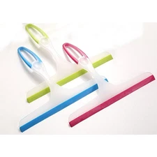 Silicone Shower Squeegee for Glass Doors and Tiles Handheld Bathroom Window