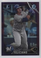 2016 Bowman Draft Chrome Picks Purple Refractor /250 Mario Feliciano #BDC-48 3q5