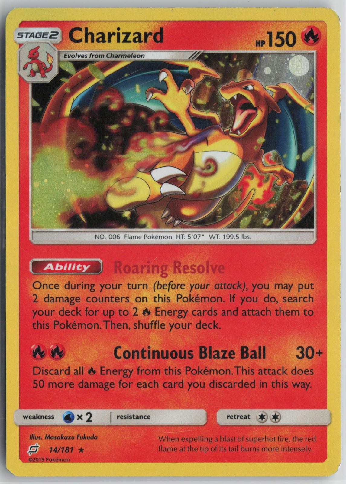 Charizard (Costco Exclusive) 014/181 Cosmo Holo Cards & Products Pokemon LP