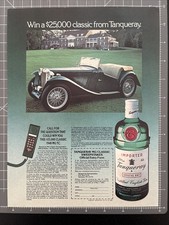 1985 Print Ad TANQUERAY MG Classic Sweepstake...